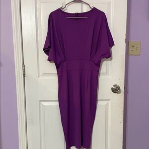 Bodycon Short Sleeve Midi Dress